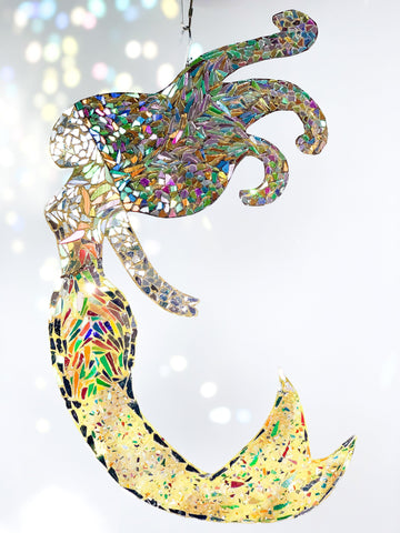 Mermaid "Gold Lady" Wall Piece